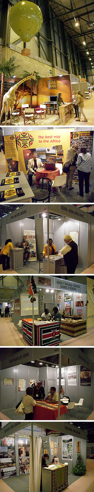 Stands kenianos en Fitur 2013. J. Yanes / Kenyalogy.com