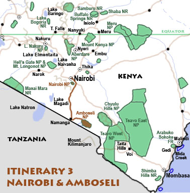 Itinerary 3: Nairobi & Amboseli