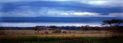 Vista desde el Lake Elementaita Lodge. Javier Yanes/Kenyalogy.com